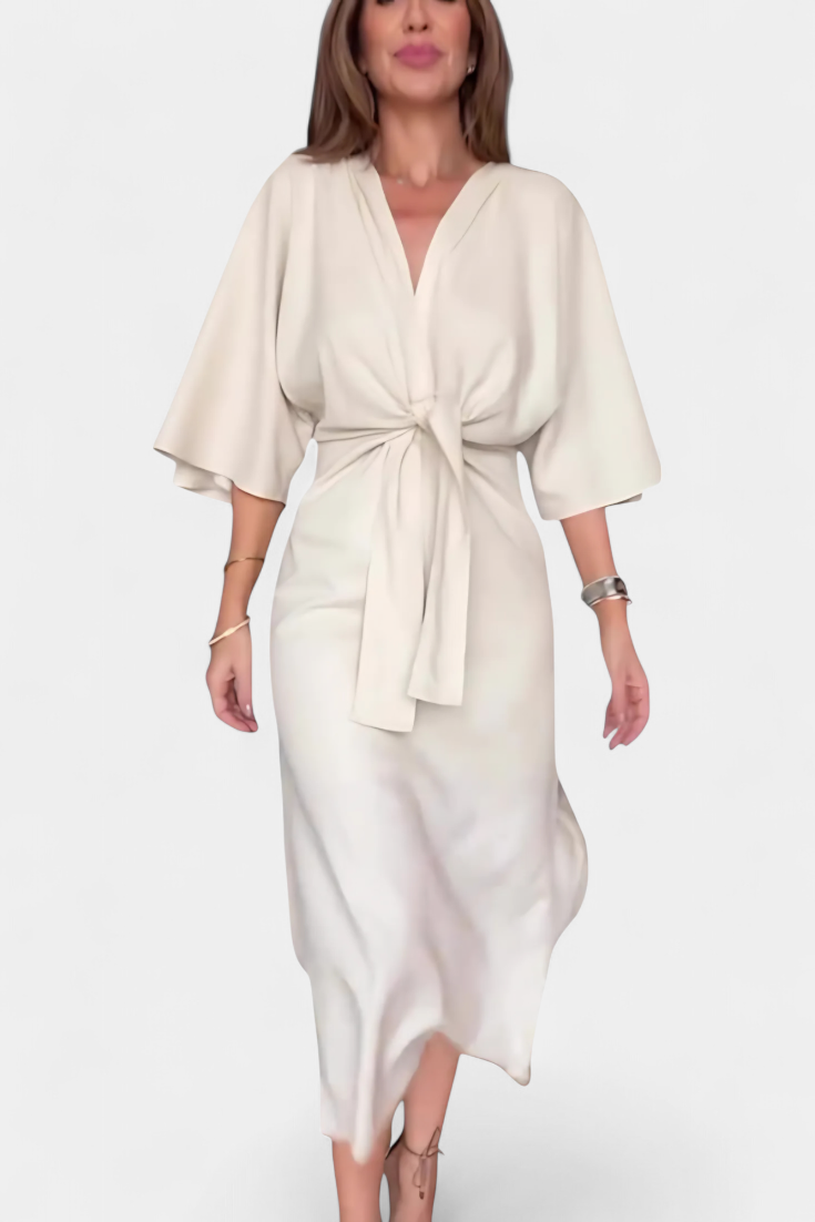 Ainhoa – Vestido Casual con Escote en V que realza tu feminidad