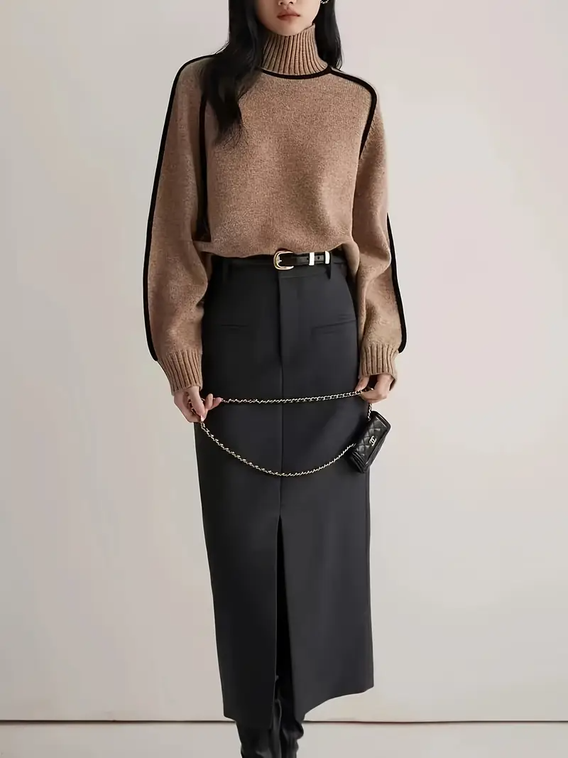 Lara | Suéter de mujer con cuello alto