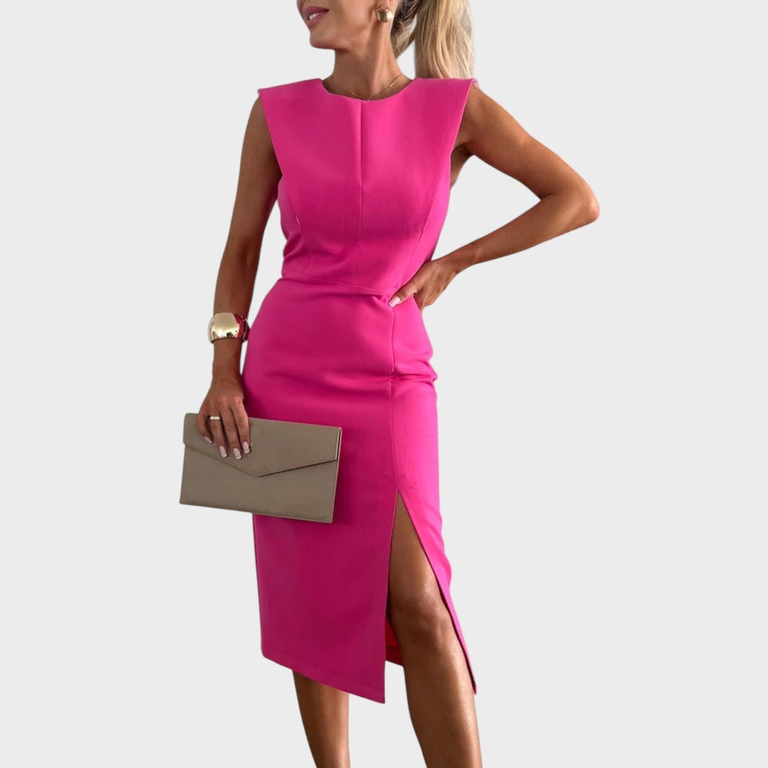 Elvira – Elegante vestido sin mangas que realza tu frescura y estilo