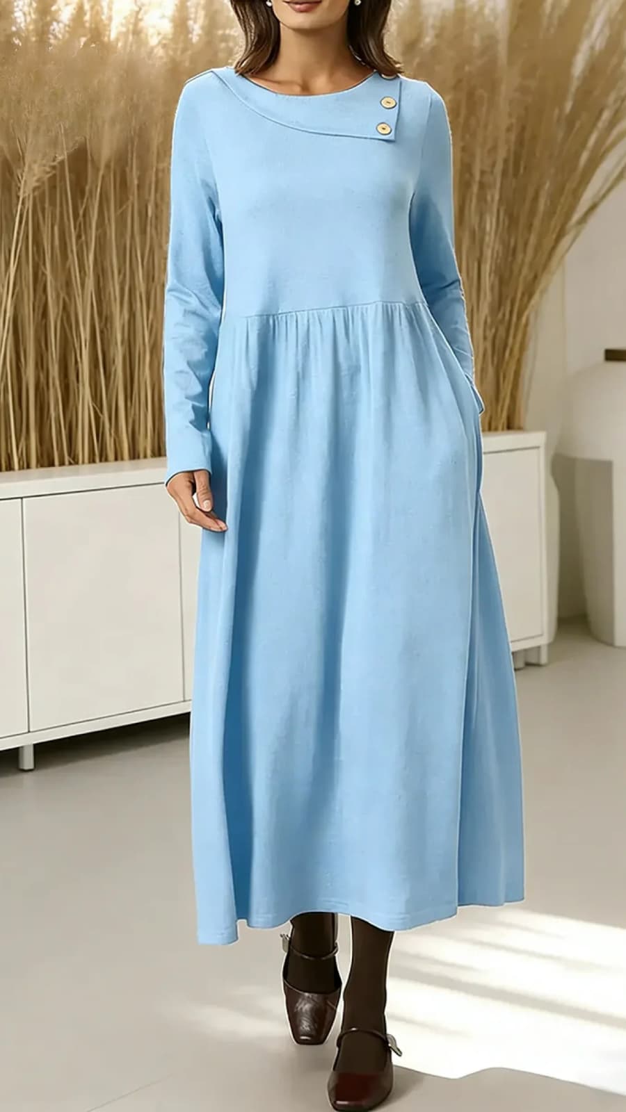 MARIA – Vestido elegante con bolsillos profundos