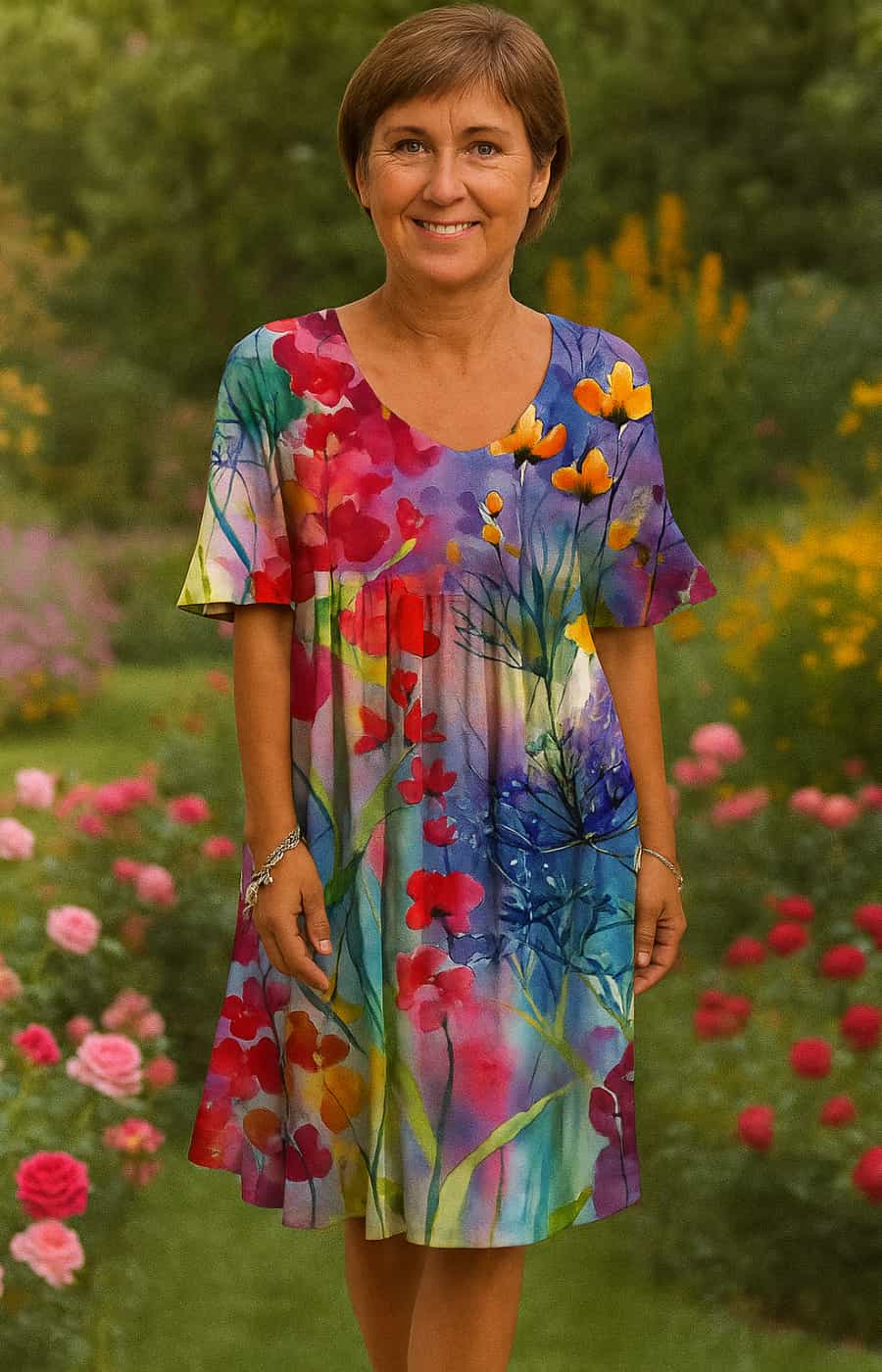 ROSALÍA | VESTIDO DE JARDÍN EN FLOR