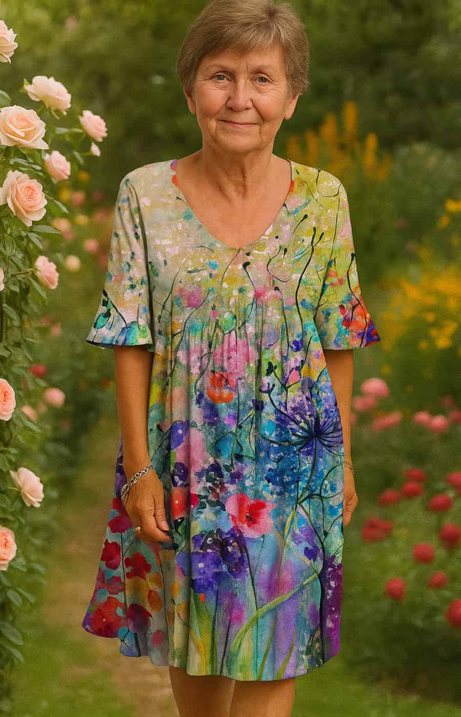 ROSALÍA | VESTIDO DE JARDÍN EN FLOR