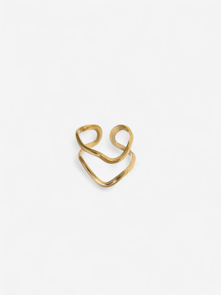 WAVE DUO | ANILLO ESCULTÓRICO DE FLUIDEZ Y FUERZA INTERIOR