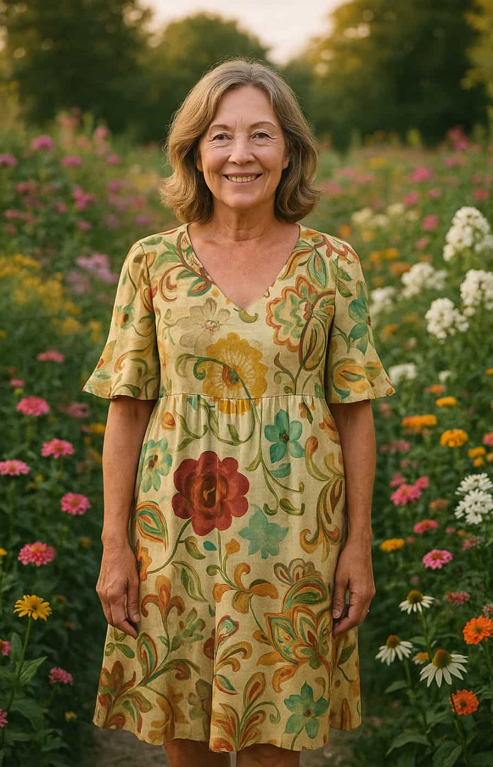 ROSALÍA | VESTIDO DE JARDÍN EN FLOR