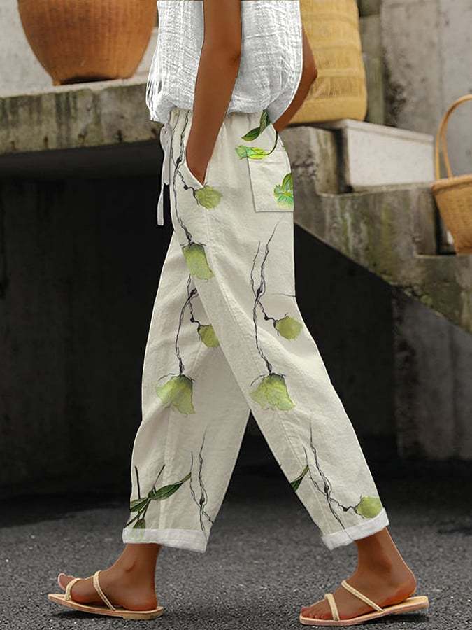 PANTALÓN ESTAMPADO | COMODIDAD CON ARTE NATURAL