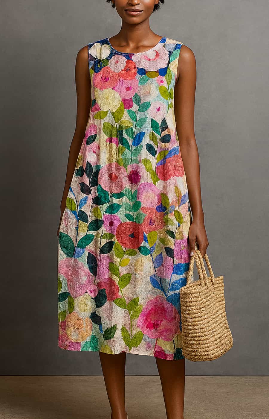 APOLONIA | EL VESTIDO MIDI ORIGINAL CON ESTILO ARTESANAL