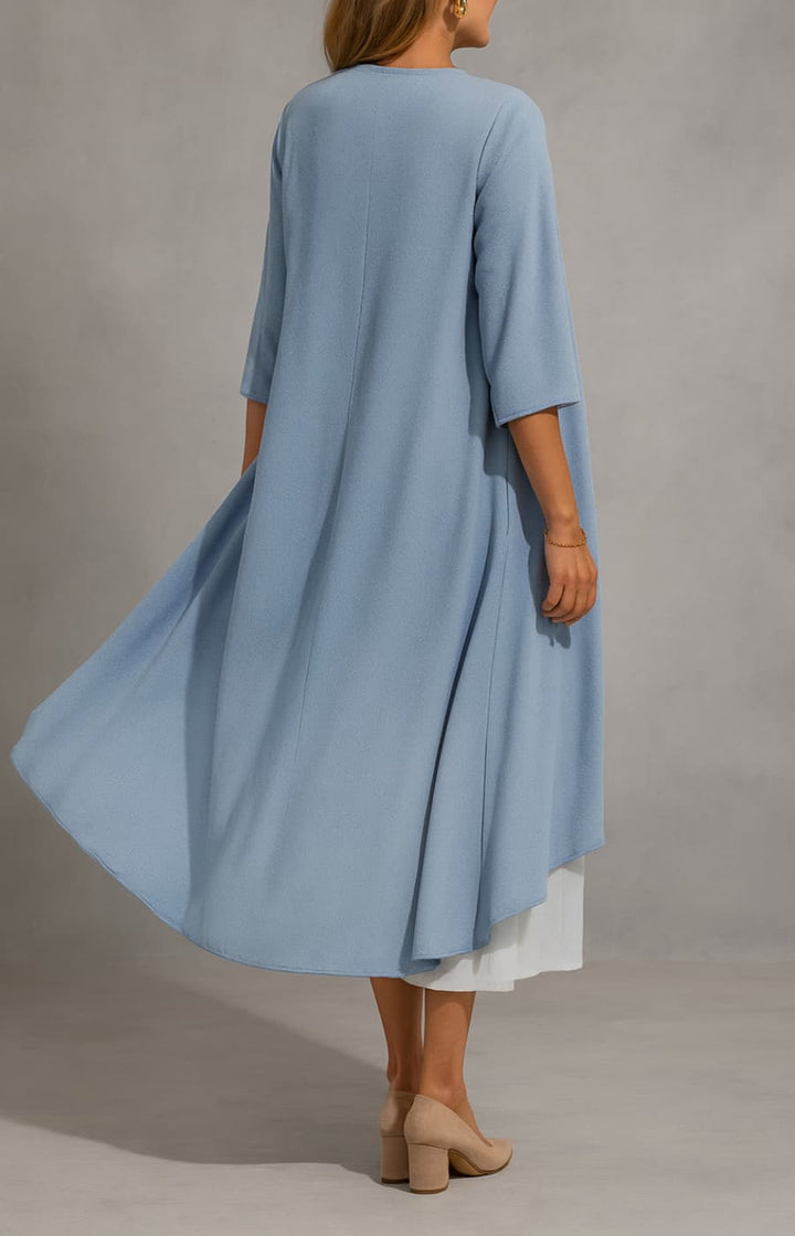 RENATA | VESTIDO DE FIN DE VERANO CON ELEGANTE STOLA
