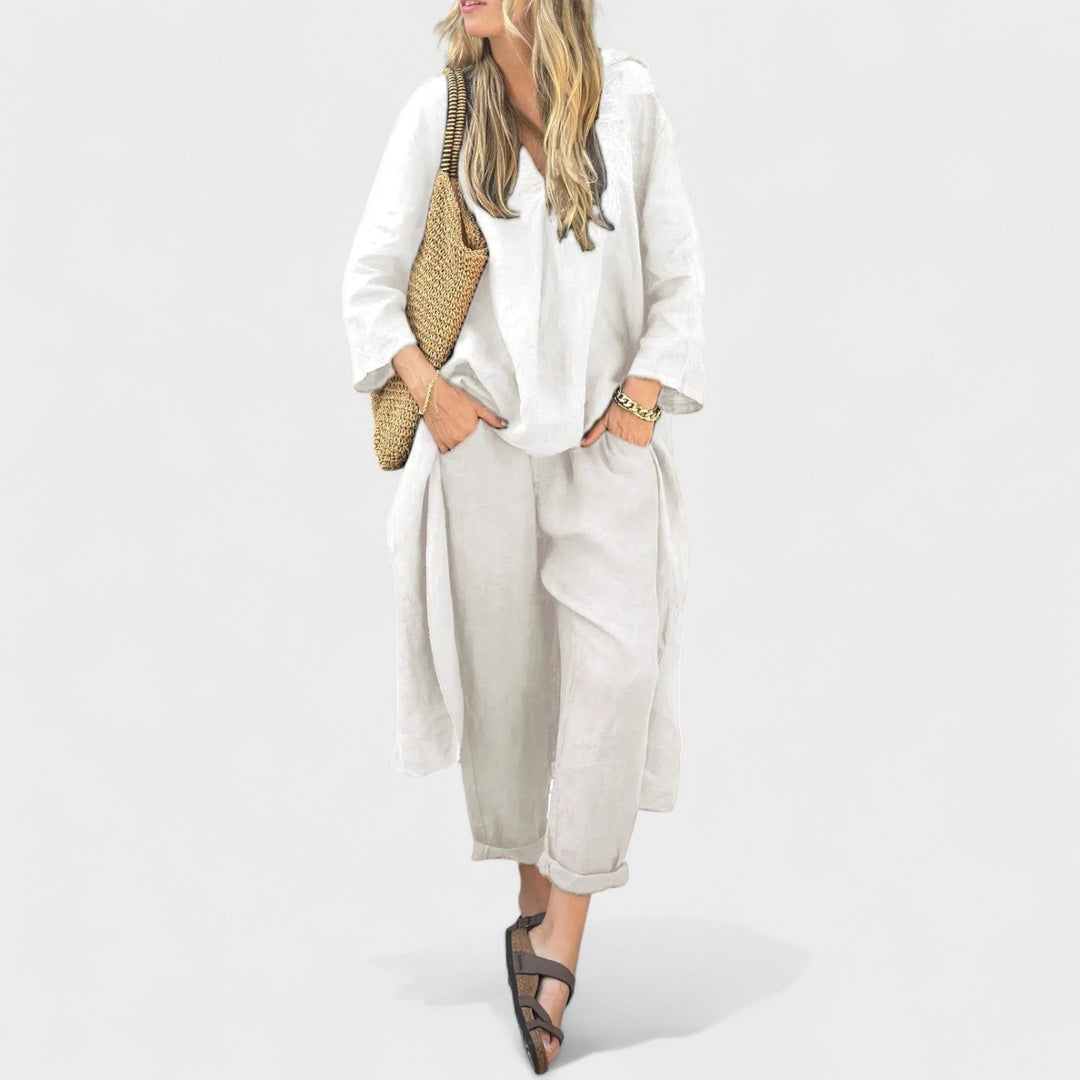 Soléa – Conjunto de lino para días con estilo