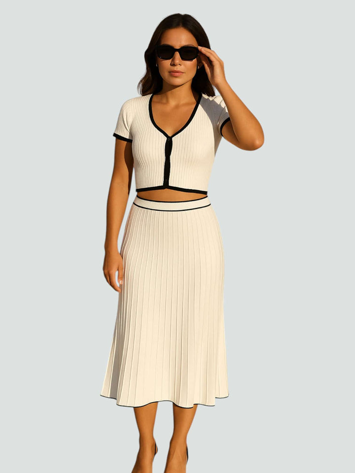 CARMEN | JERSEY DE PUNTO CON CUELLO ABIERTO
