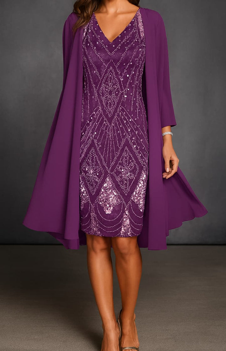 BEATRIZ | VESTIDO CON ESTOLA DE DISTINCIÓN ETERNA