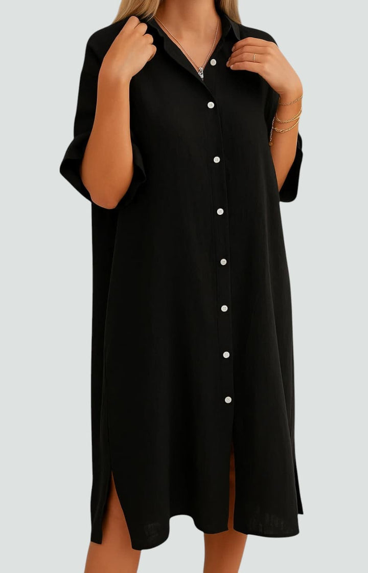MIMMI | VESTIDO CAMISERO DE ALGODÓN LIGERO