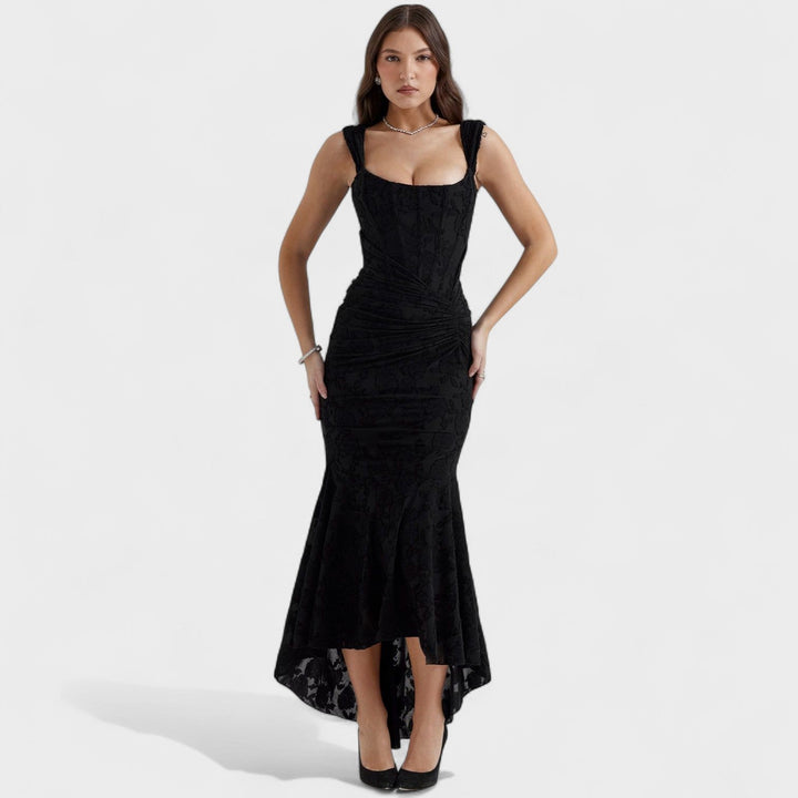 Cesca – Vestido de silueta escultural que resalta tu elegancia