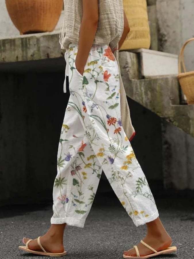 PANTALÓN ESTAMPADO | COMODIDAD CON ARTE NATURAL