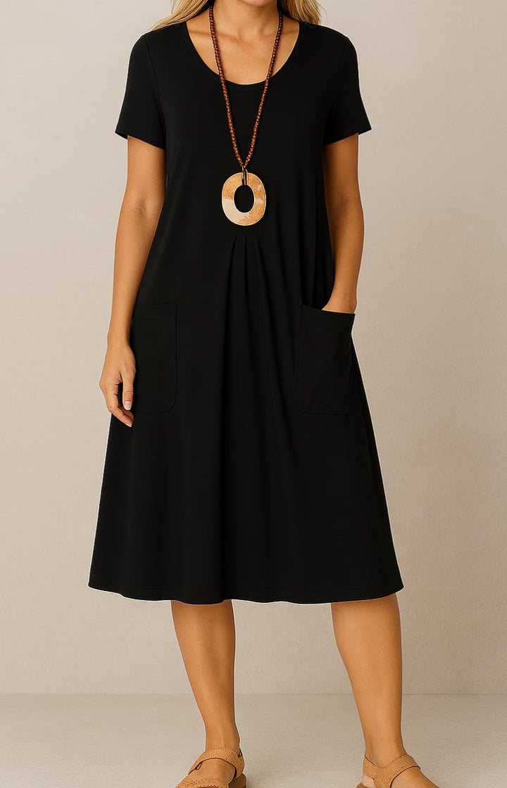 DÉBORA | VESTIDO HOLGADO CON CORTE FEMENINO