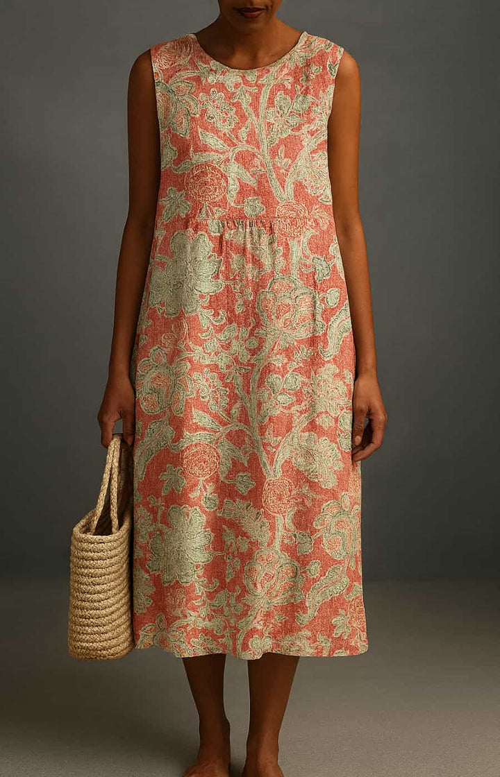 APOLONIA | EL VESTIDO MIDI ORIGINAL CON ESTILO ARTESANAL
