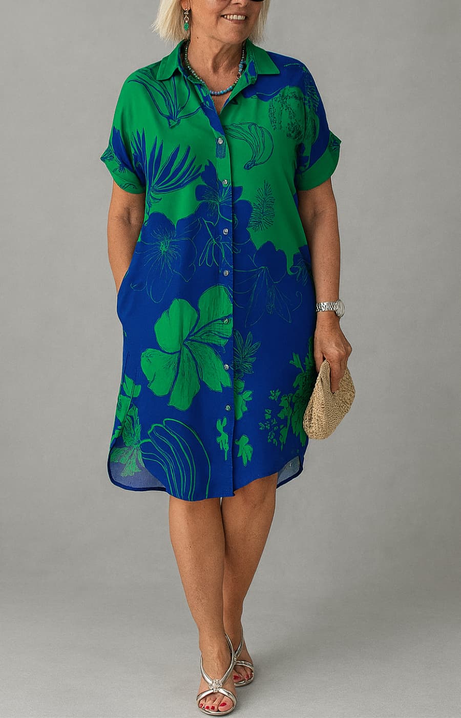 NAOMI | VESTIDO FLUIDO CON ESTAMPADO FLORAL