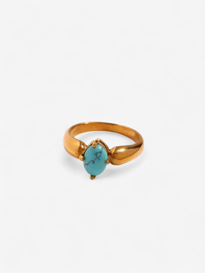 FREJA GEMSTONE | ANILLO CON TURQUESA Y ELEGANCIA NATURAL