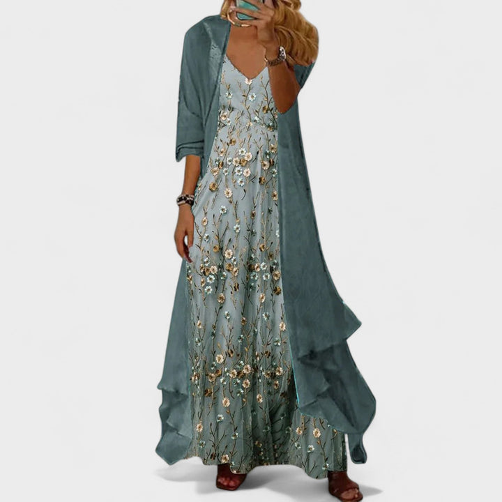 Florencia – Set Floral Elegante que irradia frescura y sofisticación