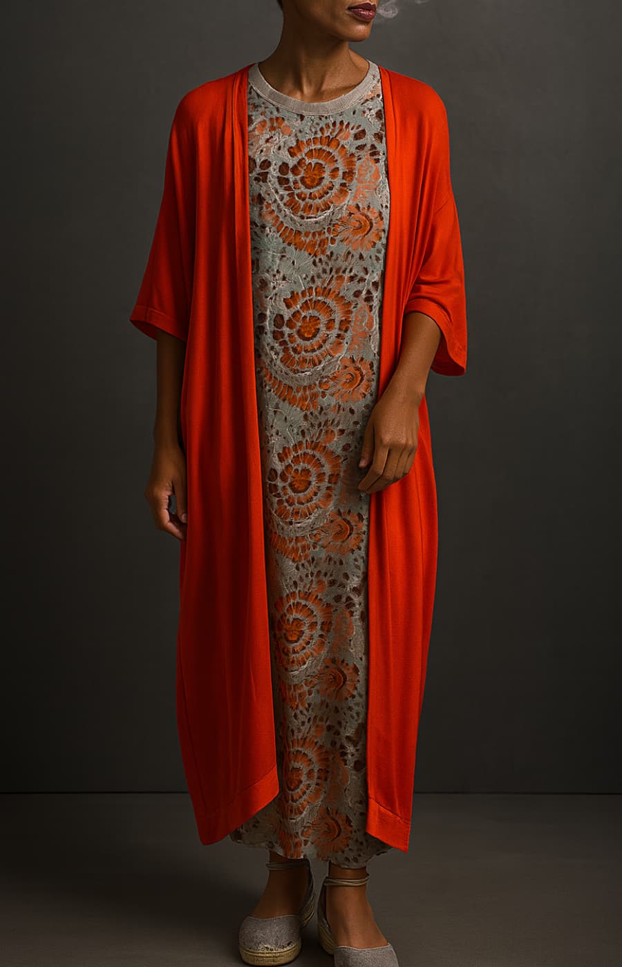 ESTEFANÍA | VESTIDO DE NOCHE CON STOLA ELEGANTE
