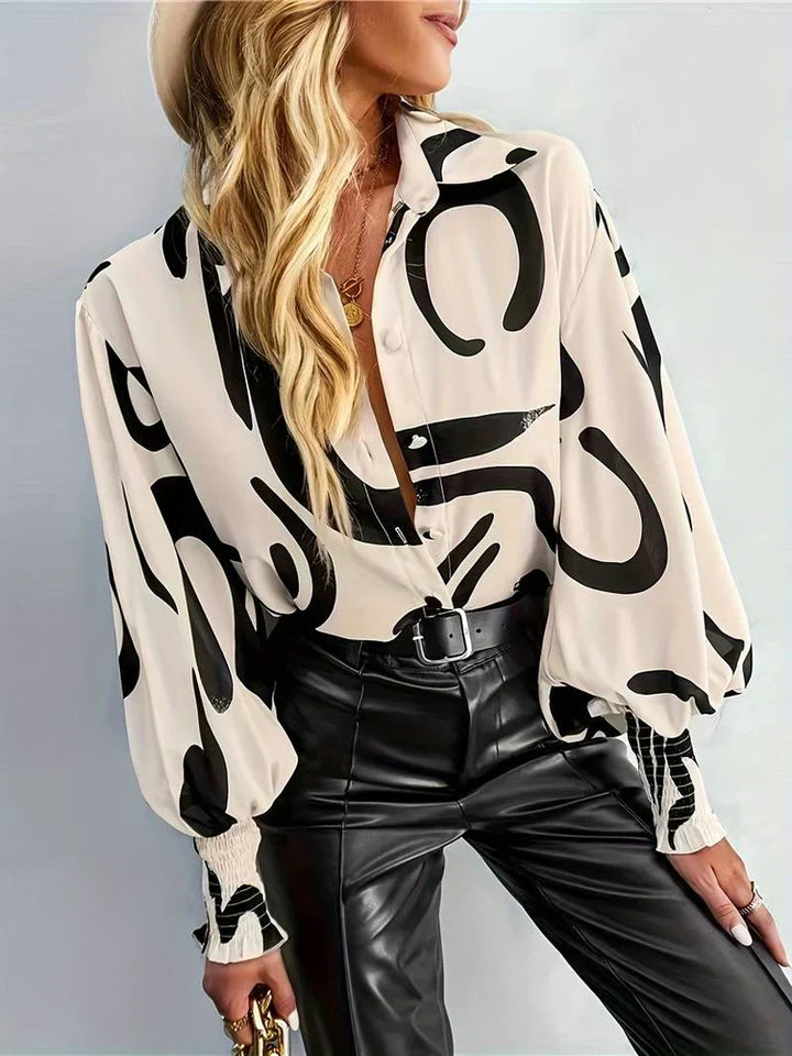 Sophie - Elegante blusa de mujer con detalles plisados estilosa y atemporal