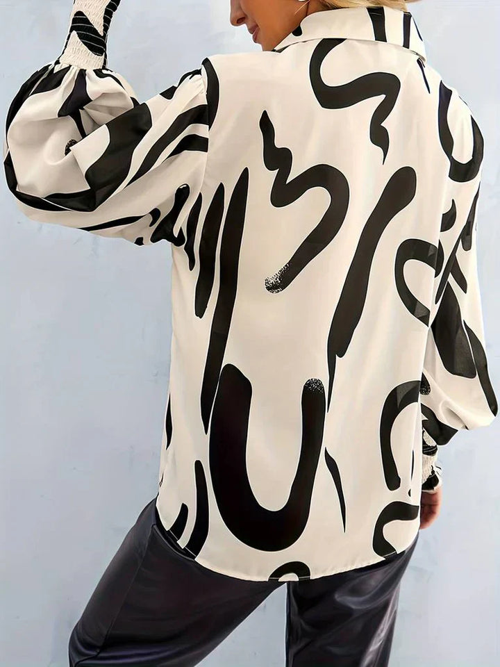 Sophie - Elegante blusa de mujer con detalles plisados estilosa y atemporal