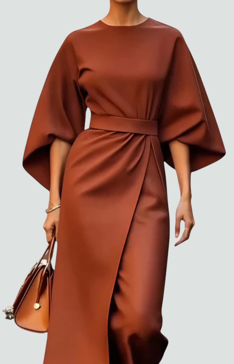 MILÁ | VESTIDO CON CORTE ENTALLADO Y DETALLES ELEGANTES