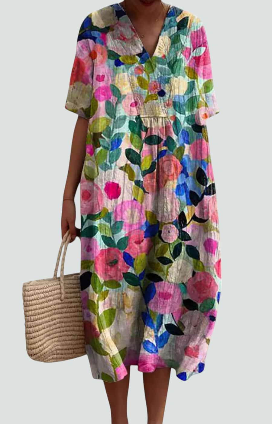RENATA | VESTIDO FLORAL CON FRESCURA Y ESTILO DE VERANO