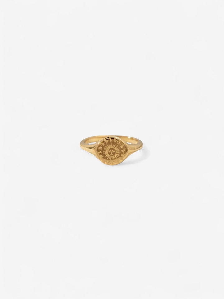 SOL SIGNET | ANILLO GRABADO CON FUERZA Y LUZ INTERIOR