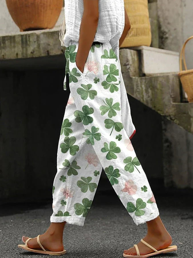 PANTALÓN ESTAMPADO | COMODIDAD CON ARTE NATURAL