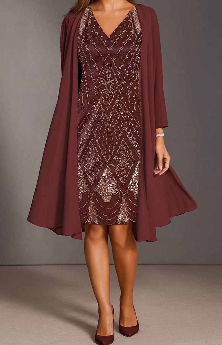 BEATRIZ | VESTIDO CON ESTOLA DE DISTINCIÓN ETERNA