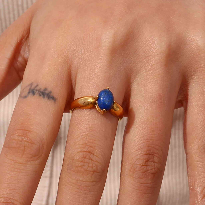 FREJA GEMSTONE | ANILLO CON TURQUESA Y ELEGANCIA NATURAL