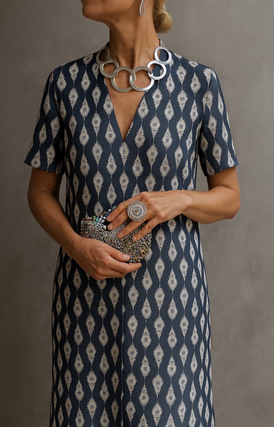 JUANA | VESTIDO DE SEDA FRÍA Y MANGA CORTA, ESPECTACULAR PARA EL DÍA A DÍA