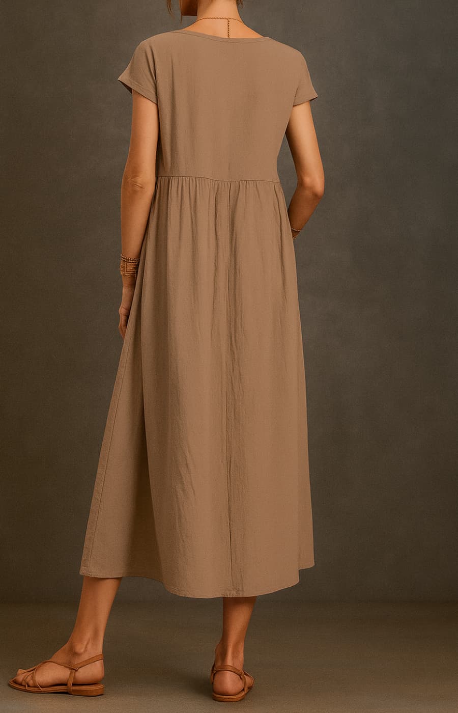 ELENA | VESTIDO FLUIDO DE VERANO CON ELEGANCIA ATEMPORAL