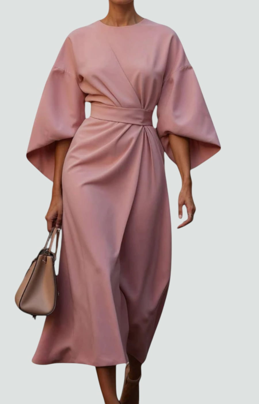 MILÁ | VESTIDO CON CORTE ENTALLADO Y DETALLES ELEGANTES