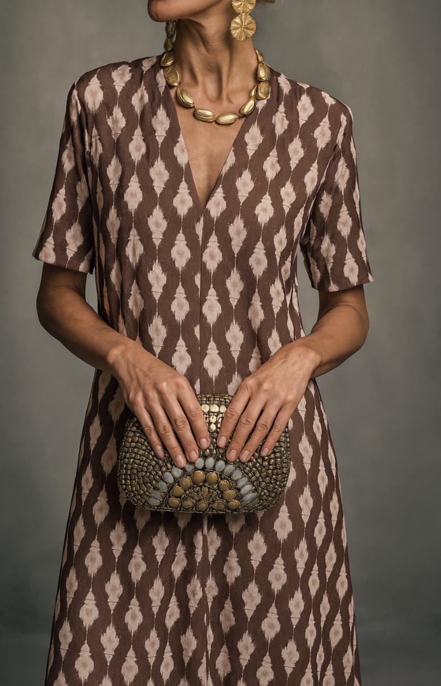 JUANA | VESTIDO DE SEDA FRÍA Y MANGA CORTA, ESPECTACULAR PARA EL DÍA A DÍA