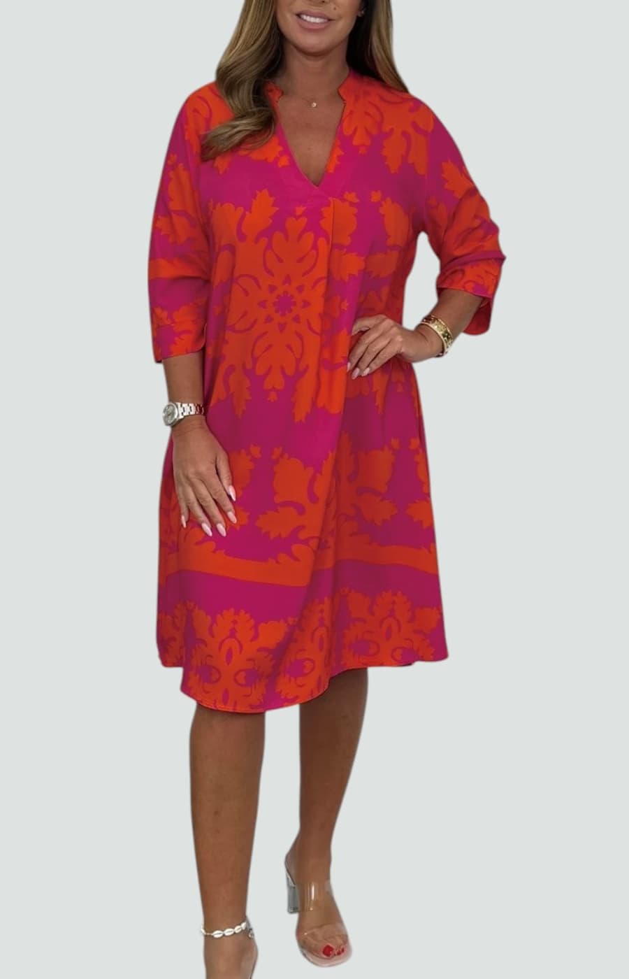 ALBA | VESTIDO DE VERANO CON ESCOTE EN V Y ESTILO LIGERO