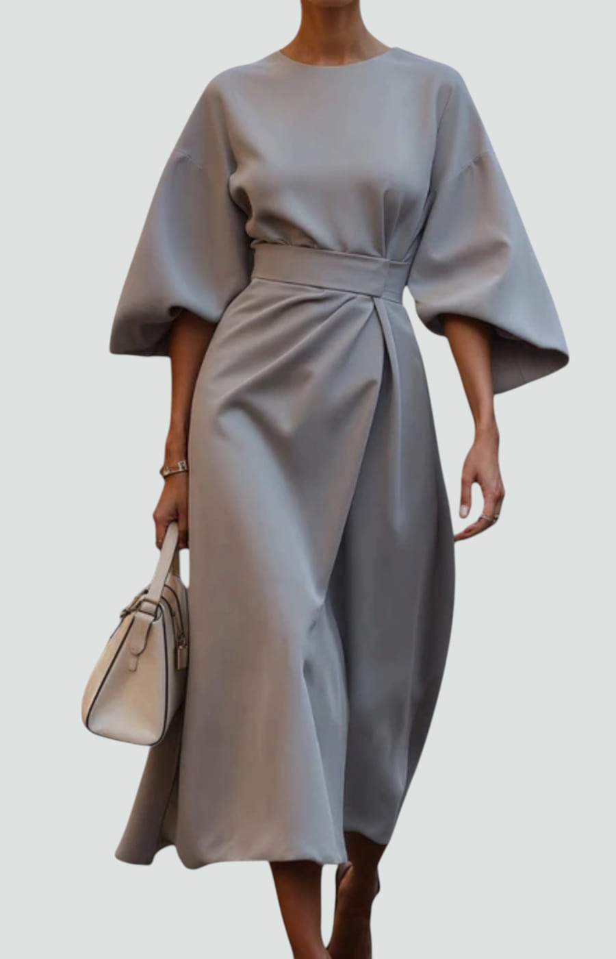 MILÁ | VESTIDO CON CORTE ENTALLADO Y DETALLES ELEGANTES