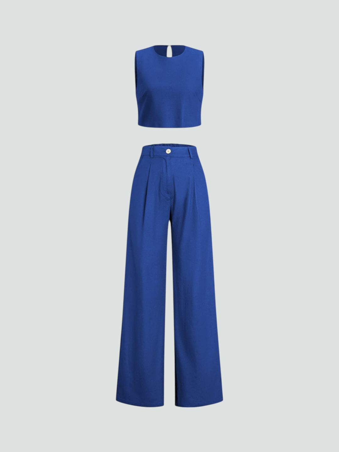 HAZEL | CONJUNTO NEGRO ELEGANTE SIN MANGAS