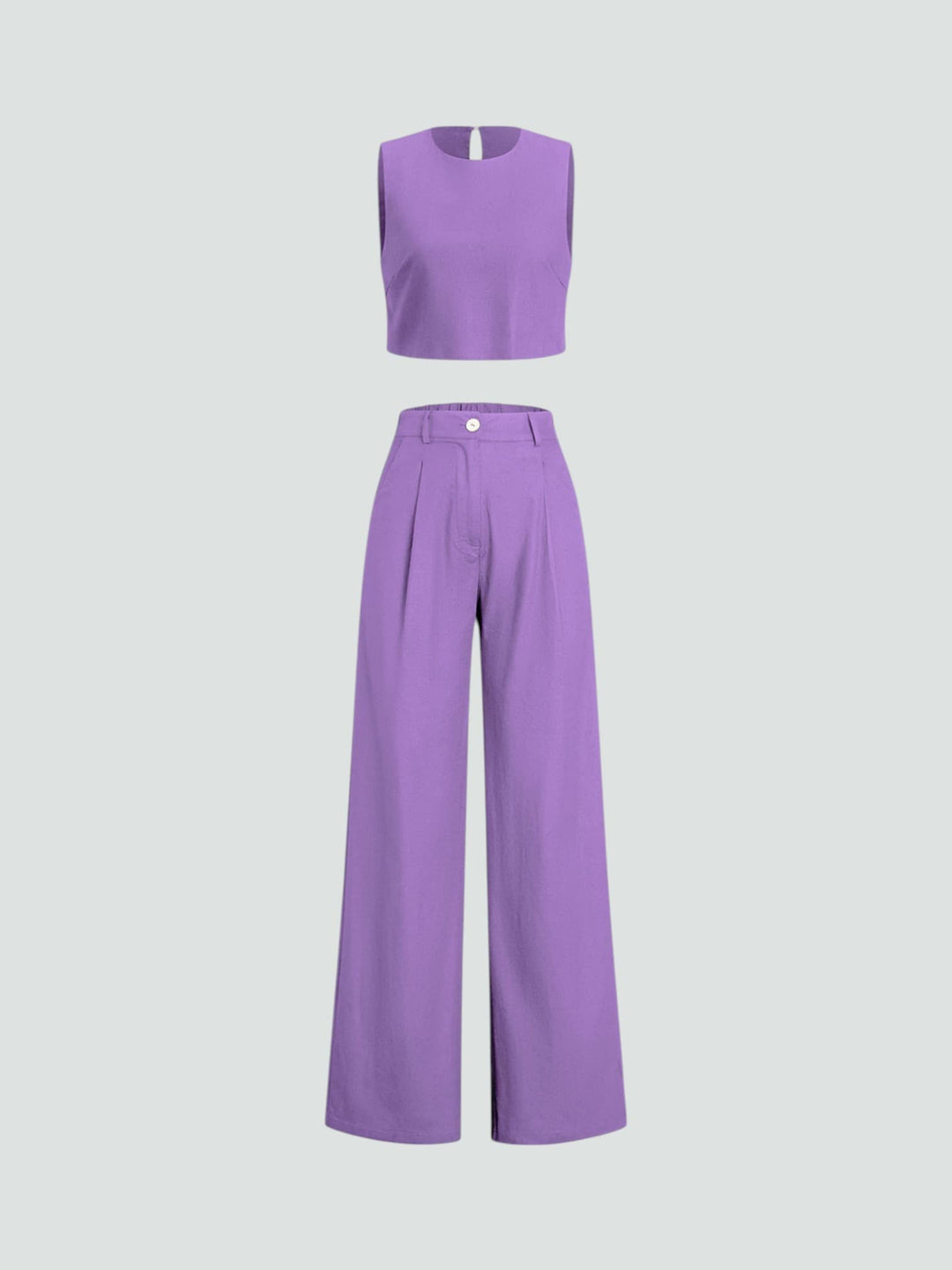 HAZEL | CONJUNTO NEGRO ELEGANTE SIN MANGAS