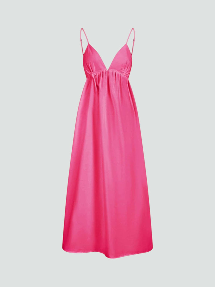 LUCÍA | VESTIDO LARGO CON ESPALDA ABIERTA