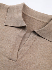 Gina Leisure Collared Pullover Sweater