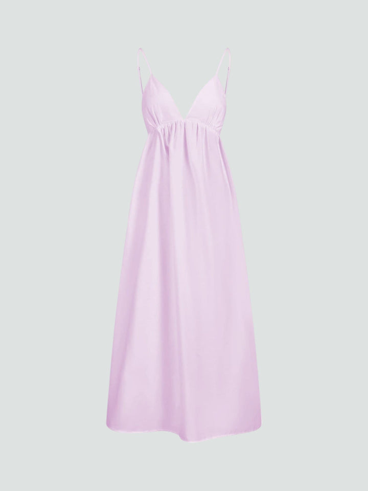 LUCÍA | VESTIDO LARGO CON ESPALDA ABIERTA