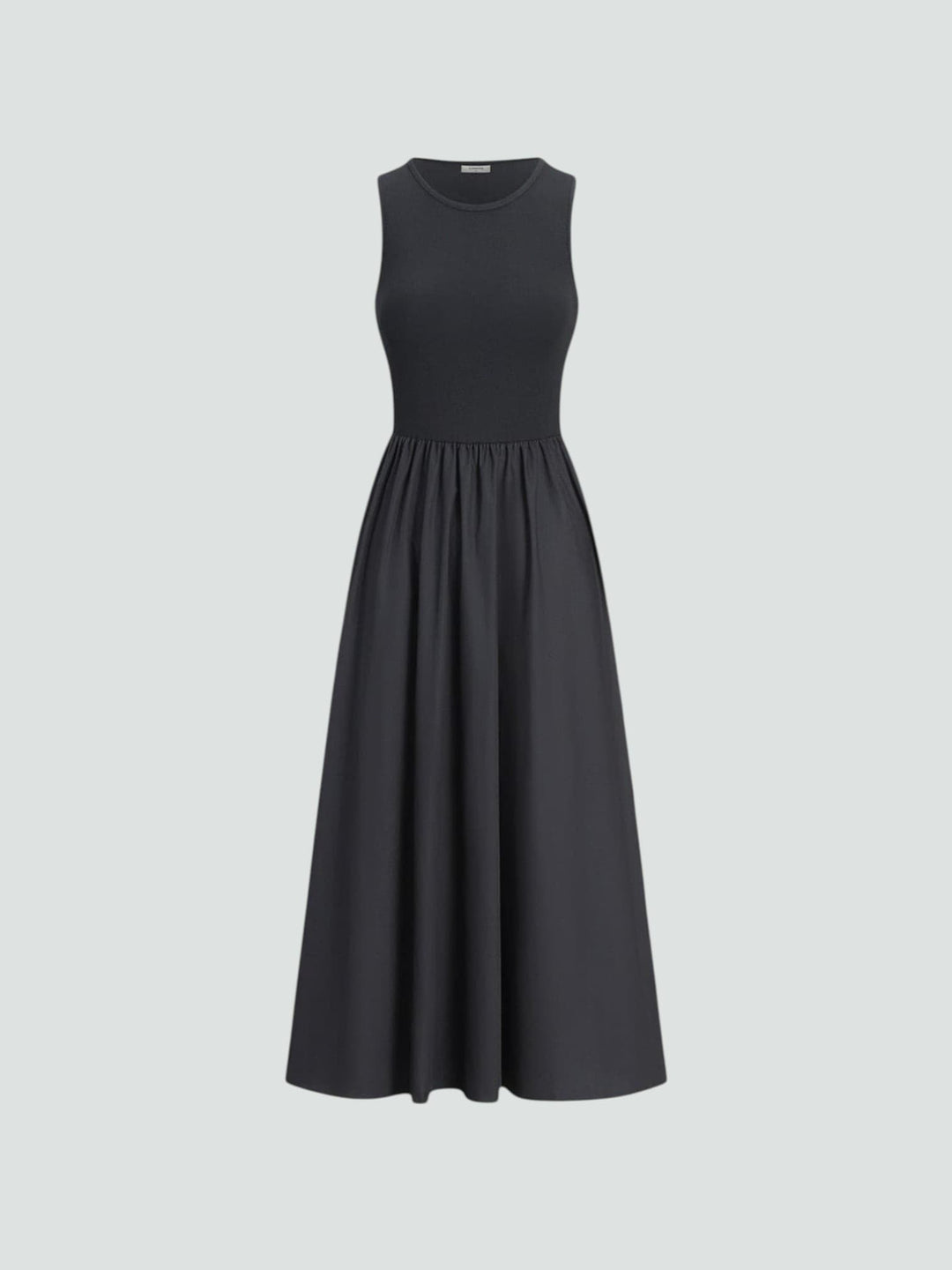 ISABEL | VESTIDO MAXI NEGRO SIN MANGAS