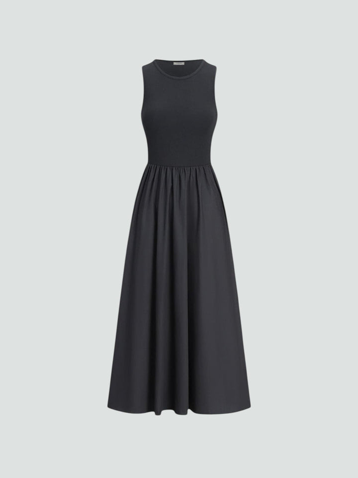 ISABEL | VESTIDO MAXI NEGRO SIN MANGAS