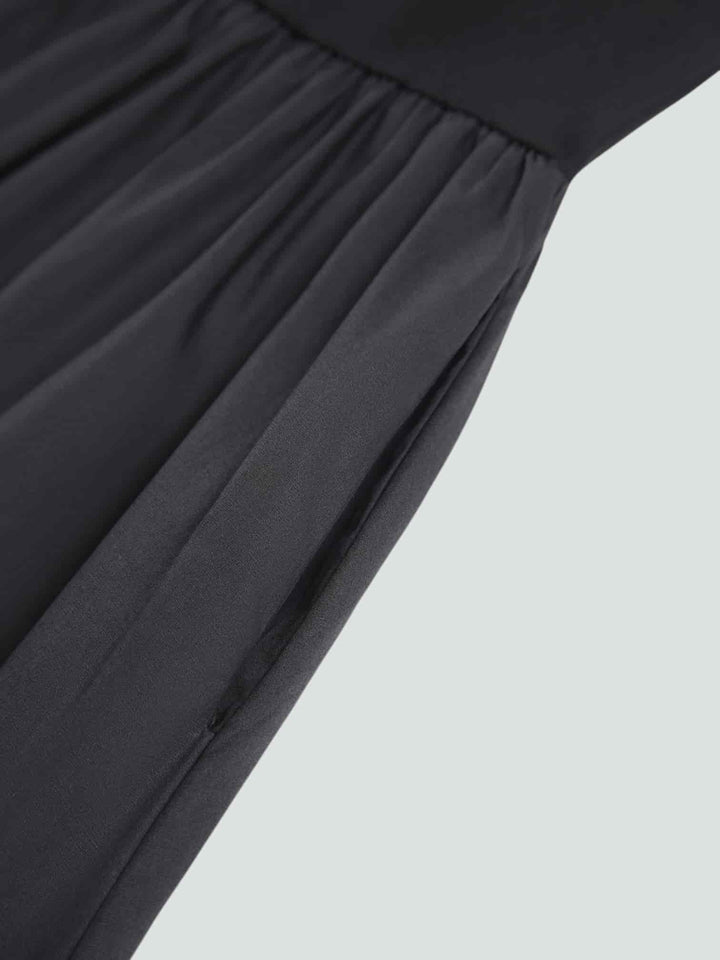 ISABEL | VESTIDO MAXI NEGRO SIN MANGAS