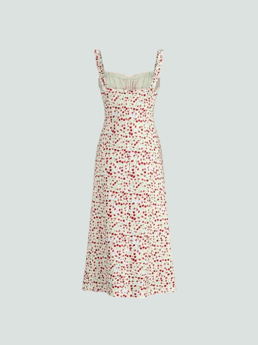 ISABEL | VESTIDO MIDI ESTAMPADO FLORAL