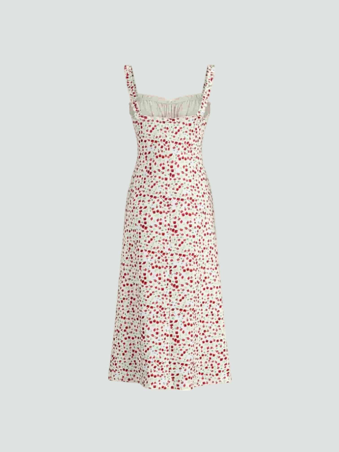 ISABEL | VESTIDO MIDI ESTAMPADO FLORAL
