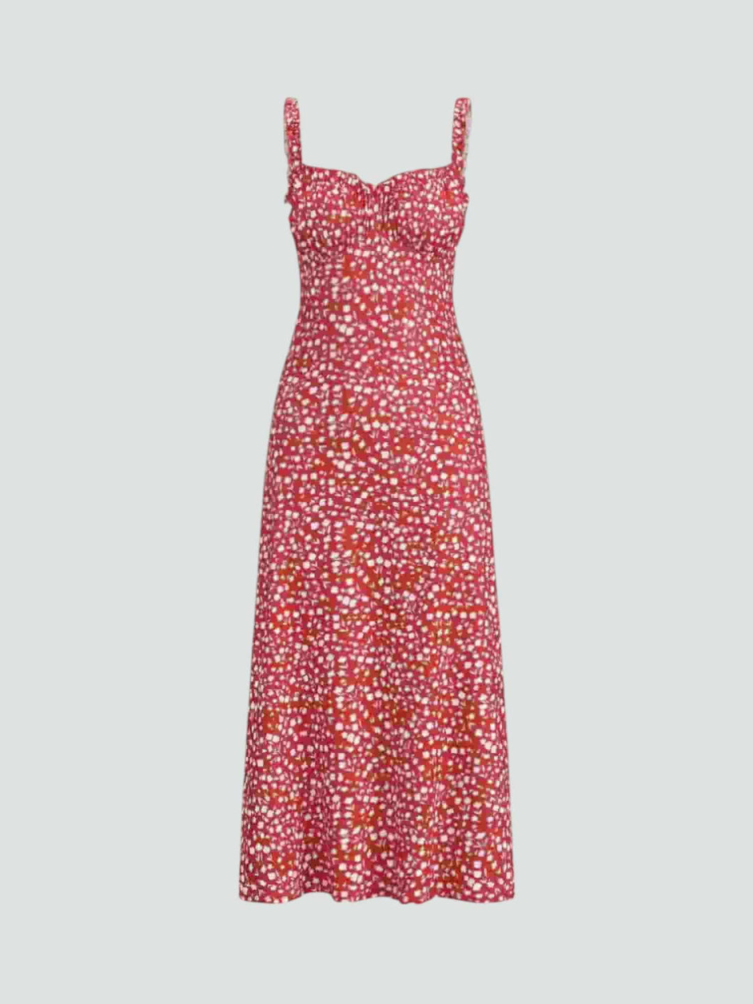 ISABEL | VESTIDO MIDI ESTAMPADO FLORAL
