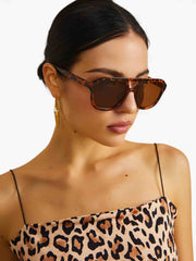Leopard Print Sunglasses