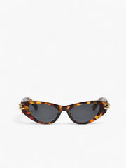 Catwomen Eye Black Frame Sunglasses